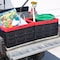 Greenmade Foldable & Stackable Storage Container, 12 gal, 21 in L x 14-1/5 in W x 11-7/10 in H, Black, Red 691323 - alternate 4